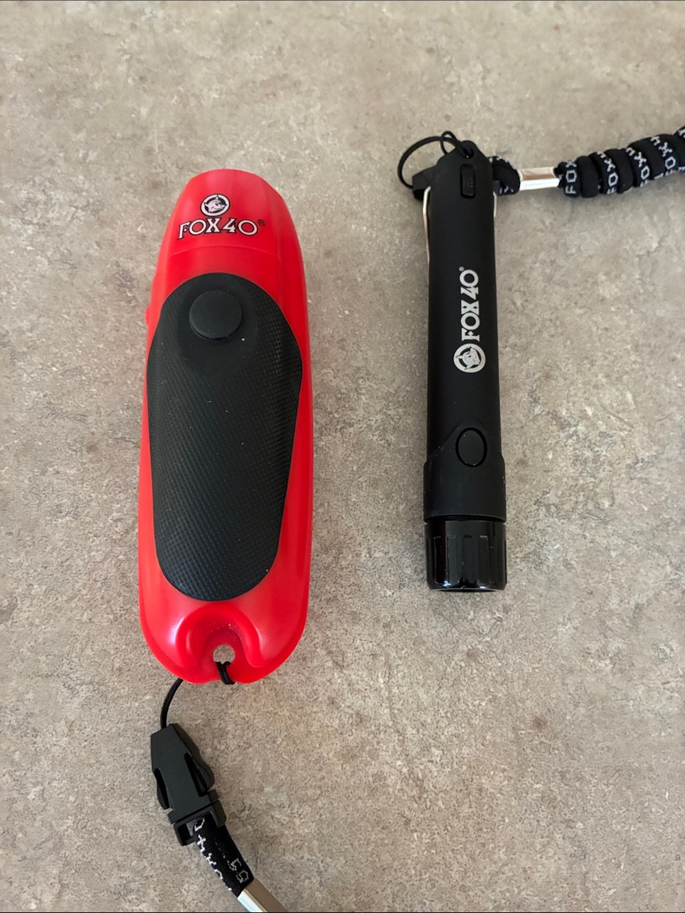 FOX40 Whistle Set - Red and Black
